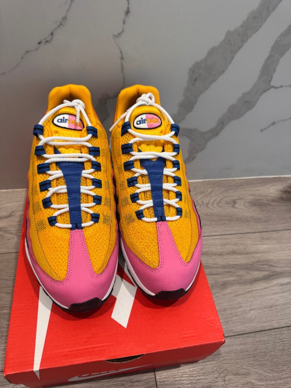 Nike Air Max 95 Multicolor Suede Pinksicle Men’s 10.5
